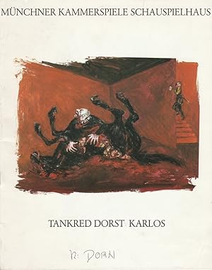 Bild des Verkufers fr Programmheft Urauffhrung KARLOS Ein Drama von Tankred Dorst 6. Mai 1990 Schauspielhaus Spielzeit 1989 / 90 Heft 6 zum Verkauf von Programmhefte24 Schauspiel und Musiktheater der letzten 150 Jahre
