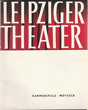 Bild des Verkufers fr Programmheft Georg Bchner WOYZECK Spielzeit 1963 / 64 Heft 1 zum Verkauf von Programmhefte24 Schauspiel und Musiktheater der letzten 150 Jahre