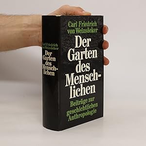 Immagine del venditore per Der Garten des Menschlichen: Beitrge zur geschichtllichen Anthropologie venduto da Bookbot