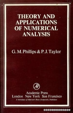 Immagine del venditore per Theory and Applications of Numerical Analysis venduto da WeBuyBooks