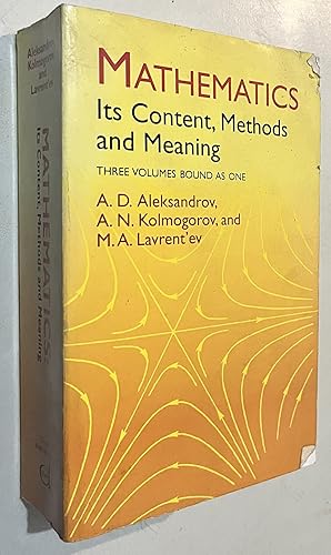 Immagine del venditore per Mathematics: Its Content, Methods and Meaning (3 Volumes in One) (Dover Books on Mathematics) venduto da Once Upon A Time