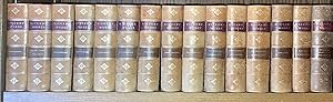 Seller image for LEATHER Set; WORKS OF CHARLES DICKENS! Gilded Calf Bindings Victorian Complete for sale by Merchants Rare Books