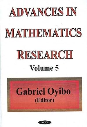 Imagen del vendedor de Advances in Mathematics Research : Volume 5 a la venta por AHA-BUCH GmbH