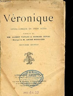 Immagine del venditore per V�ronique - Op�ra-comique en trois actes. venduto da Le-Livre