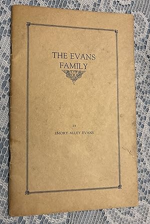 Seller image for The Evans Family for sale by Pensees Bookshop