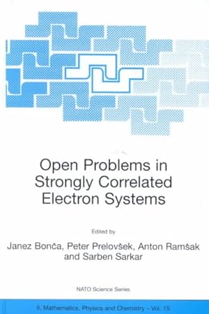 Imagen del vendedor de Open Problems in Strongly Correlated Electron Systems a la venta por GreatBookPricesUK