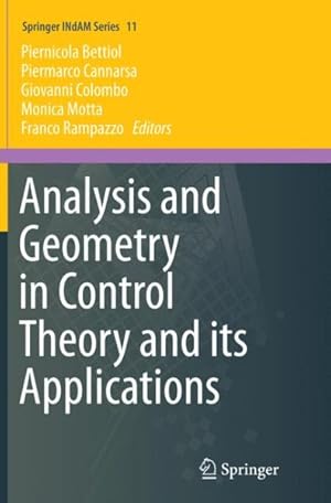 Immagine del venditore per Analysis and Geometry in Control Theory and Its Applications venduto da GreatBookPrices