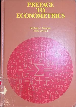 Image du vendeur pour Preface to Econometrics: Introduction to Quantitative Methods in Economics mis en vente par books4less (Versandantiquariat Petra Gros GmbH & Co. KG)