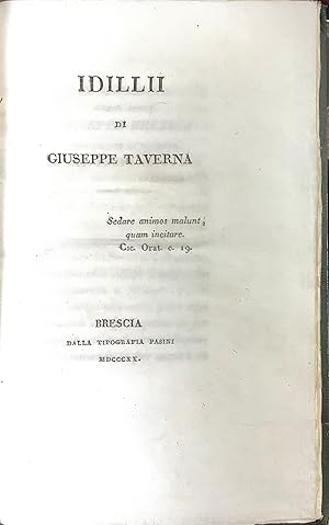 Immagine del venditore per Idillii. venduto da Borgobooks