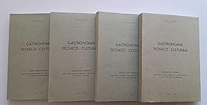 Imagen del vendedor de Gastronomia tecnico-culturale: 4 VOLUMI a la venta por LIBRERIA VOLUME SECONDO