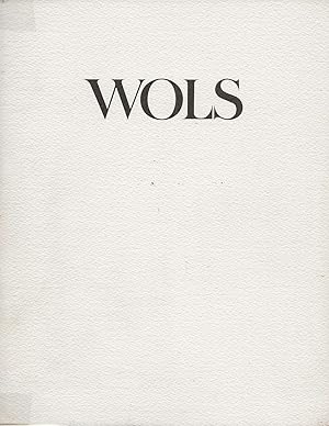 Bild des Verk�ufers f�r Un Hommage � Wols. zum Verkauf von Librairie Les Autodidactes - Aichelbaum