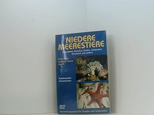Image du vendeur pour Niedere Meerestiere Schw�mme, Korallen, Krebse, Schnecken, Seesterne und andere ; Rotes Meer, Indischer Ozean, Pazifik ; Bestimmungsbuch f�r Taucher und Schnorchler mis en vente par Book Broker