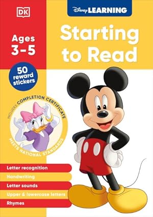 Immagine del venditore per Disney Learning Starting to Read Ages 3-5 venduto da GreatBookPrices