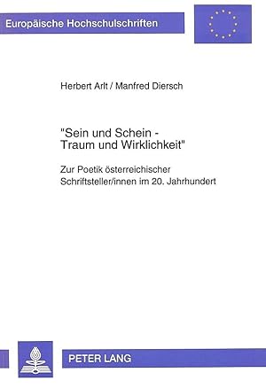 Seller image for �Sein und Schein - Traum und Wirklichkeit� for sale by moluna