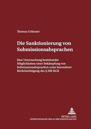 Seller image for Die Sanktionierung von Submissionsabsprachen for sale by moluna