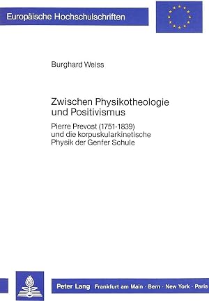 Seller image for Zwischen Physikotheologie und Positivismus for sale by moluna