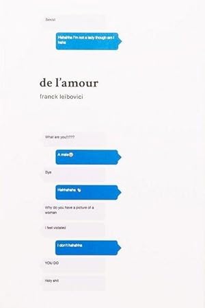 Bild des Verk�ufers f�r de l'amour zum Verkauf von AHA-BUCH GmbH