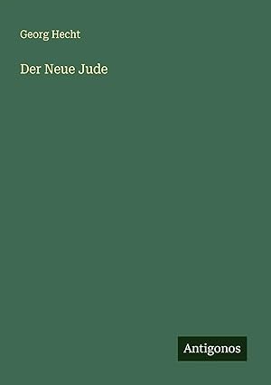 Immagine del venditore per Der Neue Jude venduto da preigu