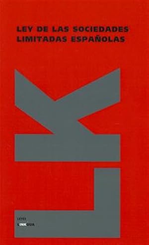 Bild des Verk�ufers f�r Ley de las sociedades limitadas / Limited Companies Act -Language: Spanish zum Verkauf von GreatBookPrices
