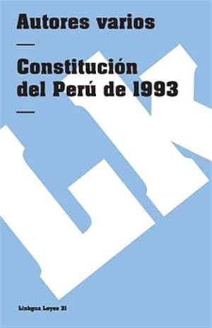 Bild des Verk�ufers f�r Constituci�n De Per�/ Peru Constitution -Language: Spanish zum Verkauf von GreatBookPrices