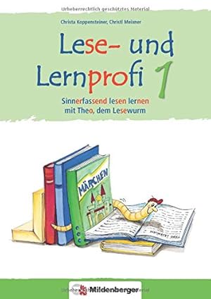 Imagen del vendedor de Lese- und Lernprofi 1 - Sch�lerarbeitsheft - silbierte Ausgabe: Sinnerfassend lesen lernen mit Theo, dem Lesewurm, Klasse 1 (Lese- und Lernprofi: blau/rot silbiert) a la venta por Rarewaves.com USA