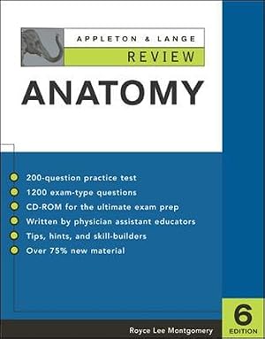 Imagen del vendedor de Appleton and Lange Review of Anatomy a la venta por Rarewaves.com UK
