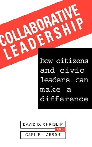 Immagine del venditore per Collaborative Leadership venduto da Rarewaves.com UK