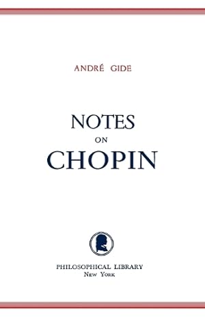 Immagine del venditore per Notes on Chopin venduto da Rarewaves.com UK
