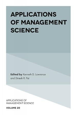 Seller image for Applications of Management Science for sale by Rarewaves USA United