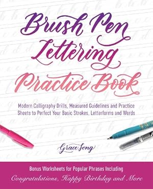 Imagen del vendedor de Brush Pen Lettering Practice Book a la venta por Rarewaves USA