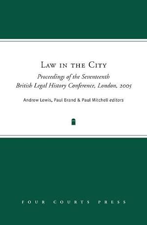 Imagen del vendedor de Law in the City a la venta por Rarewaves USA