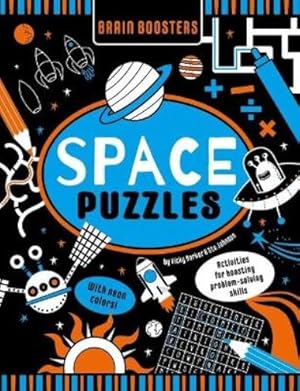Immagine del venditore per Brain Boosters Space Puzzles (with Neon Colors) Learning Activity Book for Kids venduto da Rarewaves USA