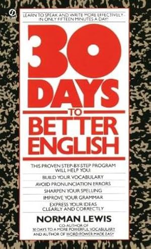 Imagen del vendedor de Thirty Days to Better English a la venta por Rarewaves USA