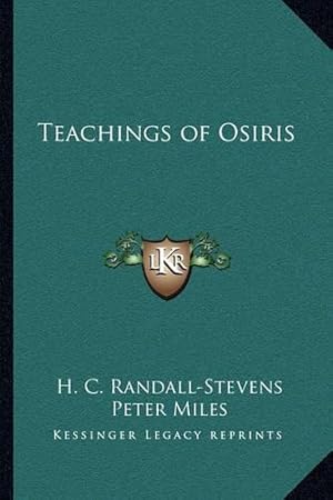 Immagine del venditore per Teachings of Osiris venduto da Rarewaves.com UK