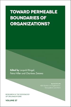 Imagen del vendedor de Toward Permeable Boundaries of Organizations? a la venta por Rarewaves USA