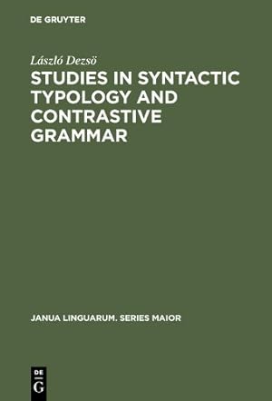 Seller image for Studies in Syntactic Typology and Contrastive Grammar for sale by Rarewaves USA