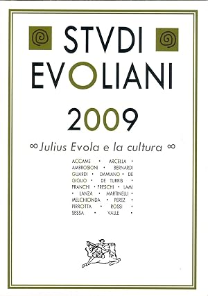 Imagen del vendedor de Studi evoliani 2009. Julius Evola e la cultura a la venta por Rarewaves USA
