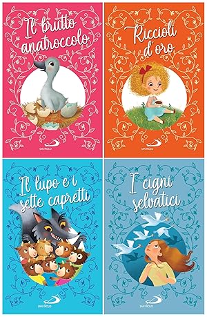 Immagine del venditore per Il brutto anatroccolo-Riccioli d'oro-Il lupo e i sette capretti-I cigni selvatici. Ediz. a colori venduto da Rarewaves USA