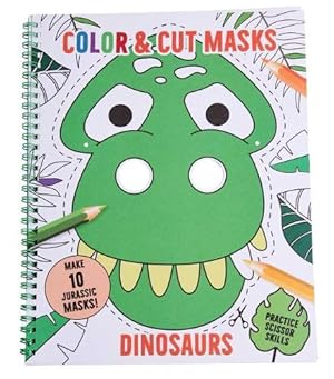 Imagen del vendedor de Color and Cut Masks: Dinosaurs a la venta por Rarewaves.com USA