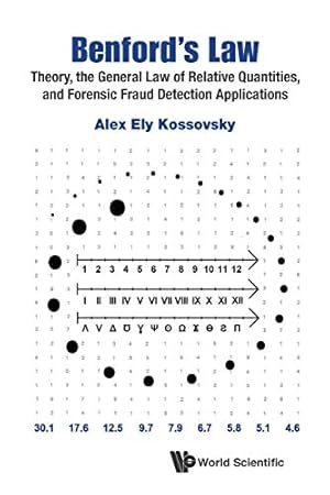 Bild des Verk�ufers f�r Benford's Law: Theory, The General Law Of Relative Quantities, And Forensic Fraud Detection Applications zum Verkauf von Rarewaves.com USA
