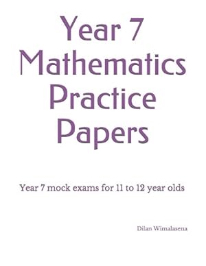 Immagine del venditore per Year 7 Mathematics Practice Papers venduto da Rarewaves.com USA