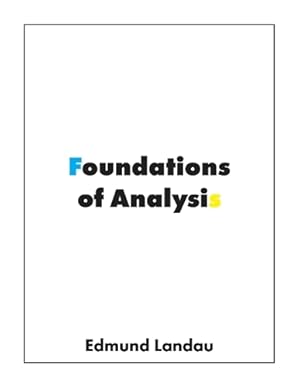 Imagen del vendedor de Foundations of Analysis a la venta por Rarewaves USA United