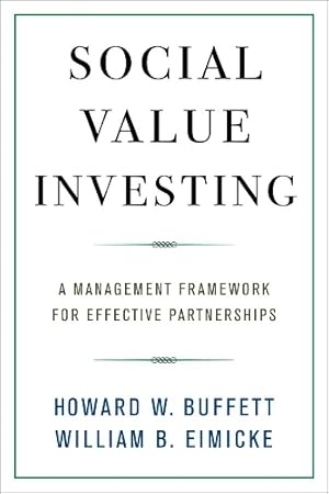 Seller image for Social Value Investing for sale by Rarewaves.com USA