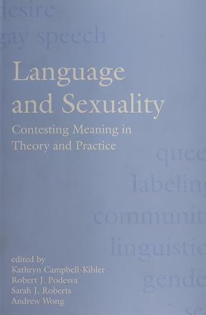 Immagine del venditore per Language and Sexuality venduto da Rarewaves.com UK
