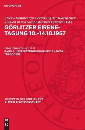 Immagine del venditore per �bersetzungsprobleme Antiker Trag�dien venduto da Rarewaves USA