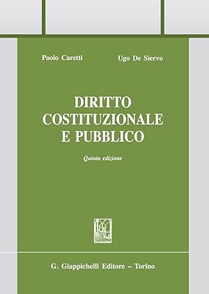 Seller image for Diritto costituzionale e pubblico for sale by Rarewaves USA