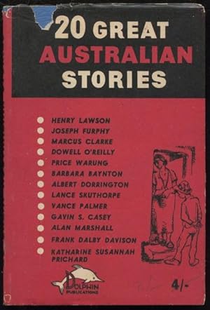 Immagine del venditore per 20 Great Australian Stories. venduto da Lost and Found Books