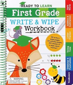 Bild des Verk�ufers f�r Ready to Learn: First Grade Write and Wipe Workbook zum Verkauf von Rarewaves.com USA