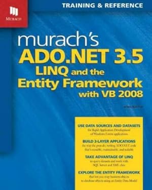 Image du vendeur pour Murach's ADO.NET 3.5 LINQ and the Entity Framework with VB 2008 mis en vente par Rarewaves.com UK