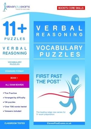 Imagen del vendedor de 11+ Puzzles Vocabulary Puzzles Book 1 a la venta por Rarewaves.com UK